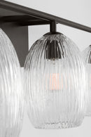 Three Light Bath<br /><span style="color:#4AB0CE;">Entrega: 4-10 dias en USA</span><br /><span style="color:#4AB0CE;font-size:60%;">PREGUNTE POR ENTREGA EN PANAMA</span><br />Collection: Serafina<br />Finish: Aged Iron | Aged Iron
