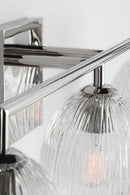 Three Light Bath<br /><span style="color:#4AB0CE;">Entrega: 4-10 dias en USA</span><br /><span style="color:#4AB0CE;font-size:60%;">PREGUNTE POR ENTREGA EN PANAMA</span><br />Collection: Serafina<br />Finish: Polished Nickel | Polished Nickel