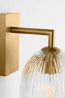 One Light Wall Sconce<br /><span style="color:#4AB0CE;">Entrega: 4-10 dias en USA</span><br /><span style="color:#4AB0CE;font-size:60%;">PREGUNTE POR ENTREGA EN PANAMA</span><br />Collection: Serafina<br />Finish: Burnished Brass | Burnished Brass