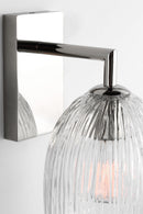 One Light Wall Sconce<br /><span style="color:#4AB0CE;">Entrega: 4-10 dias en USA</span><br /><span style="color:#4AB0CE;font-size:60%;">PREGUNTE POR ENTREGA EN PANAMA</span><br />Collection: Serafina<br />Finish: Polished Nickel/Polished Nickel
