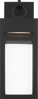 LED Wall Lantern<br /><span style="color:#4AB0CE;">Entrega: 8-9 semanas en USA</span><br /><span style="color:#4AB0CE;font-size:60%;">PREGUNTE POR ENTREGA EN PANAMA</span><br />Collection: Sesha<br />Finish: Textured Black | Textured Black