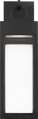 Visual Comfort Studio - SLO1391TXB - LED Wall Lantern - Sesha - Textured Black/Textured Black