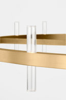 LED Chandelier<br /><span style="color:#4AB0CE;">Entrega: 4-10 dias en USA</span><br /><span style="color:#4AB0CE;font-size:60%;">PREGUNTE POR ENTREGA EN PANAMA</span><br />Collection: Silas<br />Finish: Burnished Brass/Burnished Brass