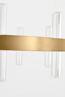 LED Chandelier<br /><span style="color:#4AB0CE;">Entrega: 4-10 dias en USA</span><br /><span style="color:#4AB0CE;font-size:60%;">PREGUNTE POR ENTREGA EN PANAMA</span><br />Collection: Silas<br />Finish: Burnished Brass/Burnished Brass