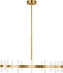 LED Chandelier<br /><span style="color:#4AB0CE;">Entrega: 4-10 dias en USA</span><br /><span style="color:#4AB0CE;font-size:60%;">PREGUNTE POR ENTREGA EN PANAMA</span><br />Collection: Silas<br />Finish: Burnished Brass | Burnished Brass
