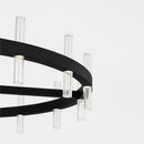 LED Chandelier<br /><span style="color:#4AB0CE;">Entrega: 4-10 dias en USA</span><br /><span style="color:#4AB0CE;font-size:60%;">PREGUNTE POR ENTREGA EN PANAMA</span><br />Collection: Silas<br />Finish: Midnight Black | Midnight Black