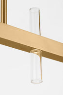 LED Linear Pendant<br /><span style="color:#4AB0CE;">Entrega: 4-10 dias en USA</span><br /><span style="color:#4AB0CE;font-size:60%;">PREGUNTE POR ENTREGA EN PANAMA</span><br />Collection: Silas<br />Finish: Burnished Brass | Burnished Brass