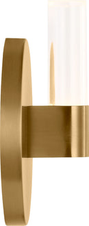 LED Wall Sconce<br /><span style="color:#4AB0CE;">Entrega: 2-3 semanas en USA</span><br /><span style="color:#4AB0CE;font-size:60%;">PREGUNTE POR ENTREGA EN PANAMA</span><br />Collection: Silas<br />Finish: Burnished Brass | Burnished Brass