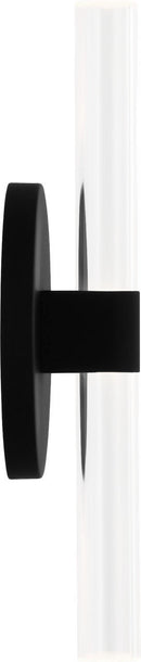 LED Wall Sconce<br /><span style="color:#4AB0CE;">Entrega: 4-10 dias en USA</span><br /><span style="color:#4AB0CE;font-size:60%;">PREGUNTE POR ENTREGA EN PANAMA</span><br />Collection: Silas<br />Finish: Midnight Black | Midnight Black
