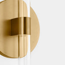 LED Wall Sconce<br /><span style="color:#4AB0CE;">Entrega: 2-3 semanas en USA</span><br /><span style="color:#4AB0CE;font-size:60%;">PREGUNTE POR ENTREGA EN PANAMA</span><br />Collection: Silas<br />Finish: Burnished Brass/Burnished Brass