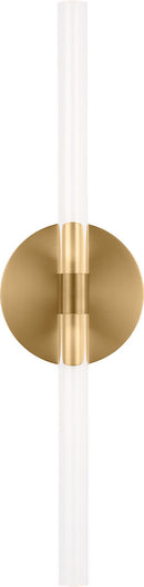 LED Wall Sconce<br /><span style="color:#4AB0CE;">Entrega: 2-3 semanas en USA</span><br /><span style="color:#4AB0CE;font-size:60%;">PREGUNTE POR ENTREGA EN PANAMA</span><br />Collection: Silas<br />Finish: Burnished Brass/Burnished Brass