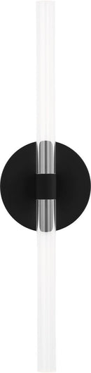 LED Wall Sconce<br /><span style="color:#4AB0CE;">Entrega: 2-3 semanas en USA</span><br /><span style="color:#4AB0CE;font-size:60%;">PREGUNTE POR ENTREGA EN PANAMA</span><br />Collection: Silas<br />Finish: Midnight Black | Midnight Black