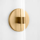 LED Wall Sconce<br /><span style="color:#4AB0CE;">Entrega: 4-10 dias en USA</span><br /><span style="color:#4AB0CE;font-size:60%;">PREGUNTE POR ENTREGA EN PANAMA</span><br />Collection: Silas<br />Finish: Burnished Brass | Burnished Brass