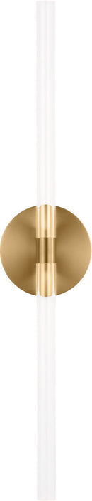 LED Wall Sconce<br /><span style="color:#4AB0CE;">Entrega: 4-10 dias en USA</span><br /><span style="color:#4AB0CE;font-size:60%;">PREGUNTE POR ENTREGA EN PANAMA</span><br />Collection: Silas<br />Finish: Burnished Brass | Burnished Brass
