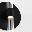 LED Wall Sconce<br /><span style="color:#4AB0CE;">Entrega: 4-10 dias en USA</span><br /><span style="color:#4AB0CE;font-size:60%;">PREGUNTE POR ENTREGA EN PANAMA</span><br />Collection: Silas<br />Finish: Midnight Black | Midnight Black