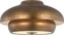One Light Flush Mount<br /><span style="color:#4AB0CE;">Entrega: 4-10 dias en USA</span><br /><span style="color:#4AB0CE;font-size:60%;">PREGUNTE POR ENTREGA EN PANAMA</span><br />Collection: Solene<br />Finish: Vintage Gild | Vintage Gild