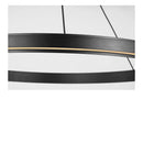 LED Chandelier<br /><span style="color:#4AB0CE;">Entrega: 4-10 dias en USA</span><br /><span style="color:#4AB0CE;font-size:60%;">PREGUNTE POR ENTREGA EN PANAMA</span><br />Collection: Aro<br />Finish: Midnight Black