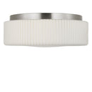 Two Light Flush Mount<br /><span style="color:#4AB0CE;">Entrega: 4-5 semanas en USA</span><br /><span style="color:#4AB0CE;font-size:60%;">PREGUNTE POR ENTREGA EN PANAMA</span><br />Collection: Axira<br />Finish: Brushed Nickel