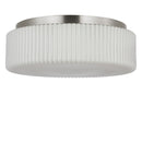 Two Light Flush Mount<br /><span style="color:#4AB0CE;">Entrega: 4-5 semanas en USA</span><br /><span style="color:#4AB0CE;font-size:60%;">PREGUNTE POR ENTREGA EN PANAMA</span><br />Collection: Axira<br />Finish: Brushed Nickel