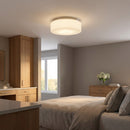 Generation Lighting - GLF1992BNE - Two Light Flush Mount - Axira - Brushed Nickel