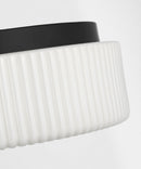 Two Light Flush Mount<br /><span style="color:#4AB0CE;">Entrega: 1-2 semanas en USA</span><br /><span style="color:#4AB0CE;font-size:60%;">PREGUNTE POR ENTREGA EN PANAMA</span><br />Collection: Axira<br />Finish: Midnight Black