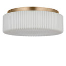 Two Light Flush Mount<br /><span style="color:#4AB0CE;">Entrega: 5-6 semanas en USA</span><br /><span style="color:#4AB0CE;font-size:60%;">PREGUNTE POR ENTREGA EN PANAMA</span><br />Collection: Axira<br />Finish: Satin Brass