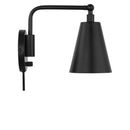 One Light Wall Sconce<br /><span style="color:#4AB0CE;">Entrega: 4-10 dias en USA</span><br /><span style="color:#4AB0CE;font-size:60%;">PREGUNTE POR ENTREGA EN PANAMA</span><br />Collection: Drae<br />Finish: Midnight Black