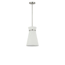 One Light Pendant<br /><span style="color:#4AB0CE;">Entrega: 4-10 dias en USA</span><br /><span style="color:#4AB0CE;font-size:60%;">PREGUNTE POR ENTREGA EN PANAMA</span><br />Collection: Fynn<br />Finish: Brushed Nickel