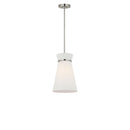 One Light Pendant<br /><span style="color:#4AB0CE;">Entrega: 4-10 dias en USA</span><br /><span style="color:#4AB0CE;font-size:60%;">PREGUNTE POR ENTREGA EN PANAMA</span><br />Collection: Fynn<br />Finish: Brushed Nickel
