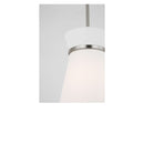 One Light Pendant<br /><span style="color:#4AB0CE;">Entrega: 4-10 dias en USA</span><br /><span style="color:#4AB0CE;font-size:60%;">PREGUNTE POR ENTREGA EN PANAMA</span><br />Collection: Fynn<br />Finish: Brushed Nickel