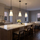 Generation Lighting - GLP1751MBK - One Light Pendant - Fynn - Midnight Black