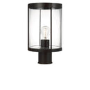 One Light Outdoor Post Lantern<br /><span style="color:#4AB0CE;">Entrega: 4-10 dias en USA</span><br /><span style="color:#4AB0CE;font-size:60%;">PREGUNTE POR ENTREGA EN PANAMA</span><br />Collection: Luning<br />Finish: Textured Black
