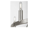 Six Light Chandelier<br /><span style="color:#4AB0CE;">Entrega: 4-10 dias en USA</span><br /><span style="color:#4AB0CE;font-size:60%;">PREGUNTE POR ENTREGA EN PANAMA</span><br />Collection: Mirla<br />Finish: Brushed Nickel