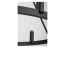 Six Light Chandelier<br /><span style="color:#4AB0CE;">Entrega: 4-10 dias en USA</span><br /><span style="color:#4AB0CE;font-size:60%;">PREGUNTE POR ENTREGA EN PANAMA</span><br />Collection: Mirla<br />Finish: Midnight Black