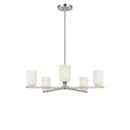 Five Light Chandelier<br /><span style="color:#4AB0CE;">Entrega: 4-10 dias en USA</span><br /><span style="color:#4AB0CE;font-size:60%;">PREGUNTE POR ENTREGA EN PANAMA</span><br />Collection: Neblina<br />Finish: Brushed Nickel