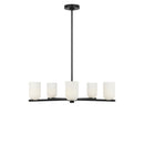 Five Light Chandelier<br /><span style="color:#4AB0CE;">Entrega: 4-10 dias en USA</span><br /><span style="color:#4AB0CE;font-size:60%;">PREGUNTE POR ENTREGA EN PANAMA</span><br />Collection: Neblina<br />Finish: Midnight Black