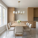 Generation Lighting - GLC1935SB - Five Light Chandelier - Neblina - Satin Brass