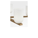 Five Light Chandelier<br /><span style="color:#4AB0CE;">Entrega: 4-10 dias en USA</span><br /><span style="color:#4AB0CE;font-size:60%;">PREGUNTE POR ENTREGA EN PANAMA</span><br />Collection: Neblina<br />Finish: Satin Brass