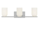 Three Light Vanity<br /><span style="color:#4AB0CE;">Entrega: 4-10 dias en USA</span><br /><span style="color:#4AB0CE;font-size:60%;">PREGUNTE POR ENTREGA EN PANAMA</span><br />Collection: Neblina<br />Finish: Chrome