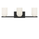 Three Light Vanity<br /><span style="color:#4AB0CE;">Entrega: 4-10 dias en USA</span><br /><span style="color:#4AB0CE;font-size:60%;">PREGUNTE POR ENTREGA EN PANAMA</span><br />Collection: Neblina<br />Finish: Midnight Black