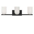 Three Light Vanity<br /><span style="color:#4AB0CE;">Entrega: 4-10 dias en USA</span><br /><span style="color:#4AB0CE;font-size:60%;">PREGUNTE POR ENTREGA EN PANAMA</span><br />Collection: Neblina<br />Finish: Midnight Black