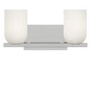 Two Light Vanity<br /><span style="color:#4AB0CE;">Entrega: 4-10 dias en USA</span><br /><span style="color:#4AB0CE;font-size:60%;">PREGUNTE POR ENTREGA EN PANAMA</span><br />Collection: Neblina<br />Finish: Chrome