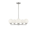 Five Light Chandelier<br /><span style="color:#4AB0CE;">Entrega: 4-10 dias en USA</span><br /><span style="color:#4AB0CE;font-size:60%;">PREGUNTE POR ENTREGA EN PANAMA</span><br />Collection: Nube<br />Finish: Brushed Nickel