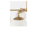 Five Light Chandelier<br /><span style="color:#4AB0CE;">Entrega: 4-10 dias en USA</span><br /><span style="color:#4AB0CE;font-size:60%;">PREGUNTE POR ENTREGA EN PANAMA</span><br />Collection: Nube<br />Finish: Satin Brass