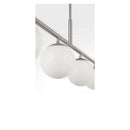 Four Light Linear Chandelier<br /><span style="color:#4AB0CE;">Entrega: 4-10 dias en USA</span><br /><span style="color:#4AB0CE;font-size:60%;">PREGUNTE POR ENTREGA EN PANAMA</span><br />Collection: Nube<br />Finish: Brushed Nickel