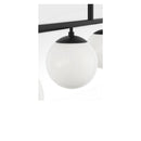 Four Light Linear Chandelier<br /><span style="color:#4AB0CE;">Entrega: 5-6 semanas en USA</span><br /><span style="color:#4AB0CE;font-size:60%;">PREGUNTE POR ENTREGA EN PANAMA</span><br />Collection: Nube<br />Finish: Midnight Black