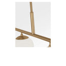 Four Light Linear Chandelier<br /><span style="color:#4AB0CE;">Entrega: 5-6 semanas en USA</span><br /><span style="color:#4AB0CE;font-size:60%;">PREGUNTE POR ENTREGA EN PANAMA</span><br />Collection: Nube<br />Finish: Satin Brass