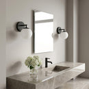 Generation Lighting - GLV1831MBK - One Light Vanity - Nube - Midnight Black