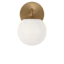 One Light Vanity<br /><span style="color:#4AB0CE;">Entrega: 7-8 semanas en USA</span><br /><span style="color:#4AB0CE;font-size:60%;">PREGUNTE POR ENTREGA EN PANAMA</span><br />Collection: Nube<br />Finish: Satin Brass
