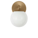 One Light Vanity<br /><span style="color:#4AB0CE;">Entrega: 7-8 semanas en USA</span><br /><span style="color:#4AB0CE;font-size:60%;">PREGUNTE POR ENTREGA EN PANAMA</span><br />Collection: Nube<br />Finish: Satin Brass